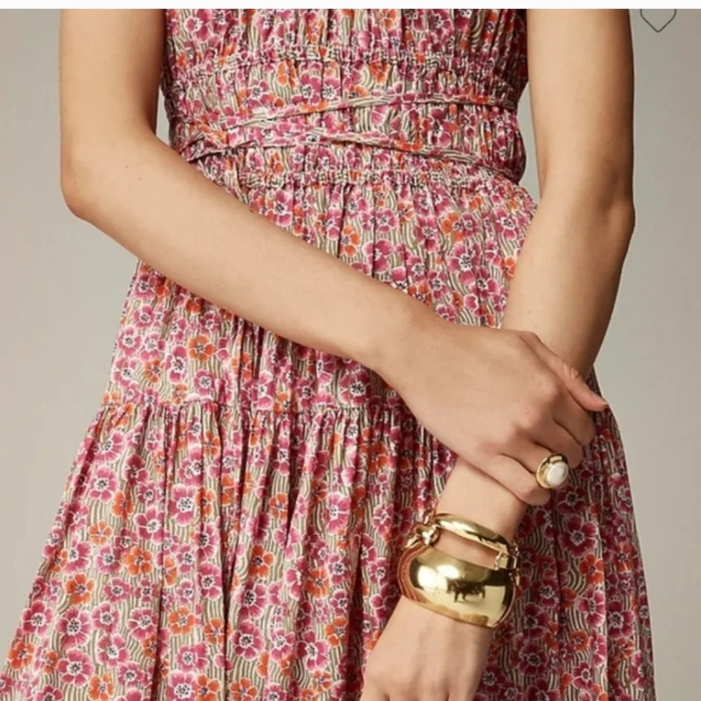 J Crew Tie-waist halter dress in Liberty® Ellie fabric NWT Sz XXS CA089